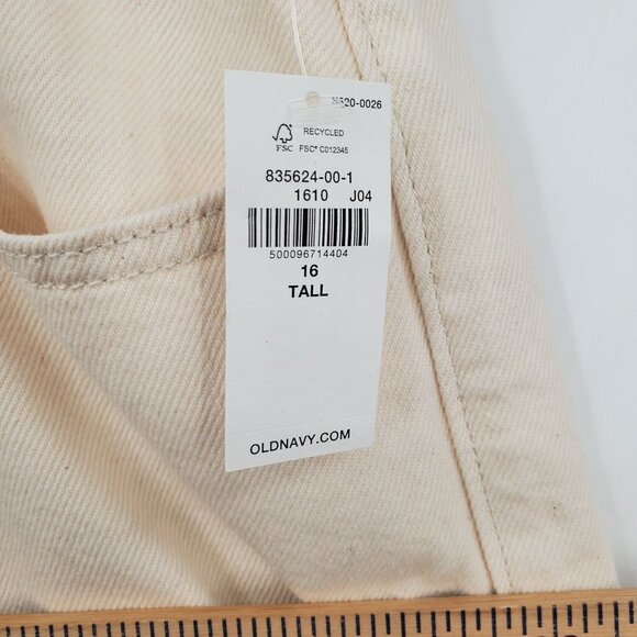 Old Navy Extra High-Rise Sky-Hi Wide Leg Cargo Pants Womens Size 16 Tall NWT - Picture 11 of 16